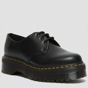 Dr. Martens 1461 Smooth Leather Platform Shoes